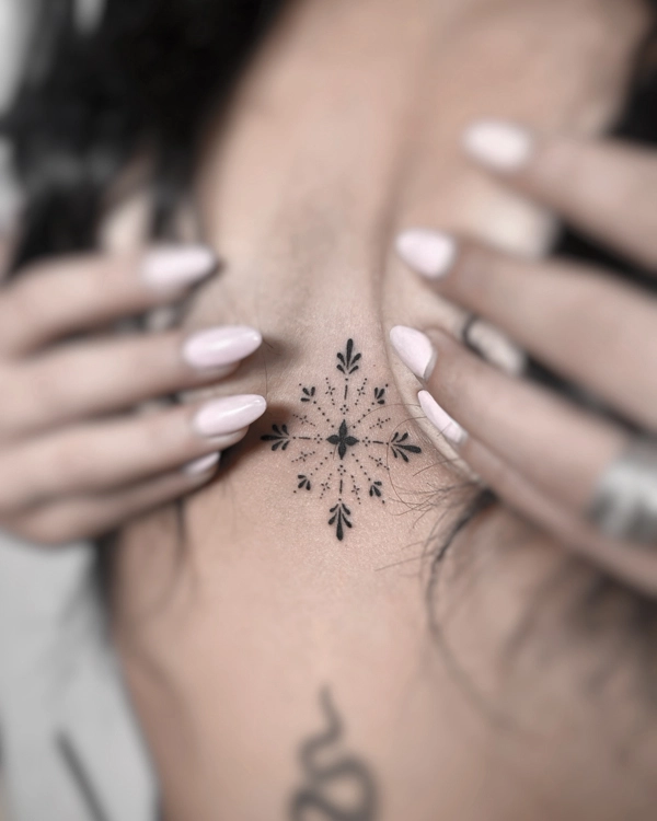 minimal tattoo ornamental