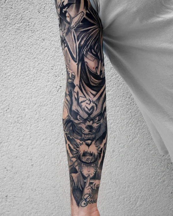 anime tattoo