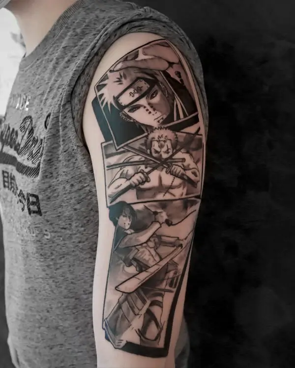 one piece tattoo sleeve