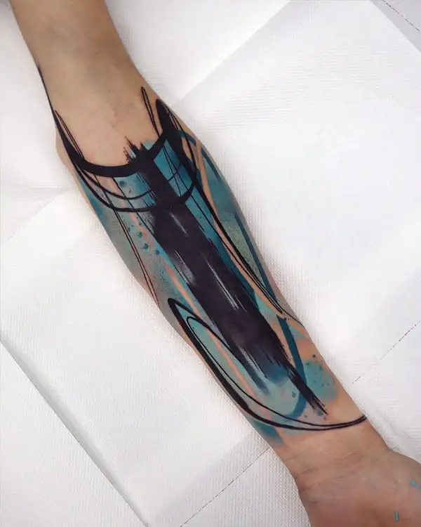 abstract tattoo