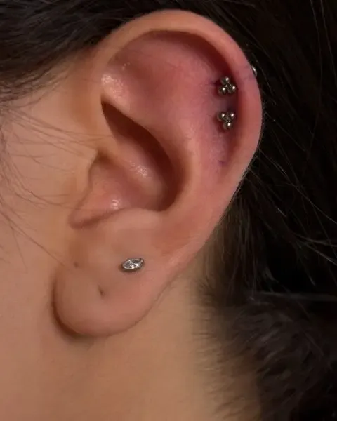 Helix Lobe piercing