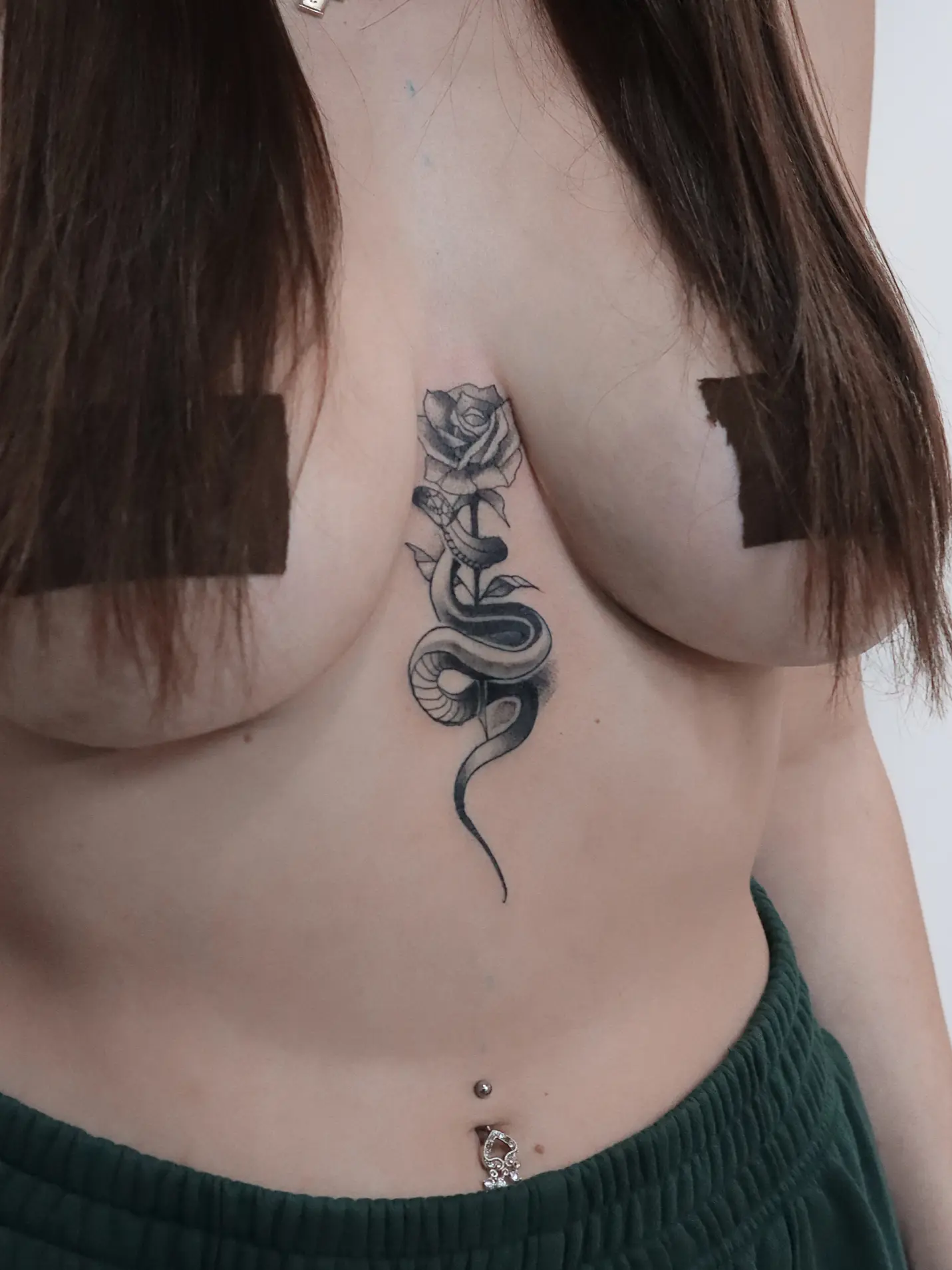  rose snake tattoo walkin athens