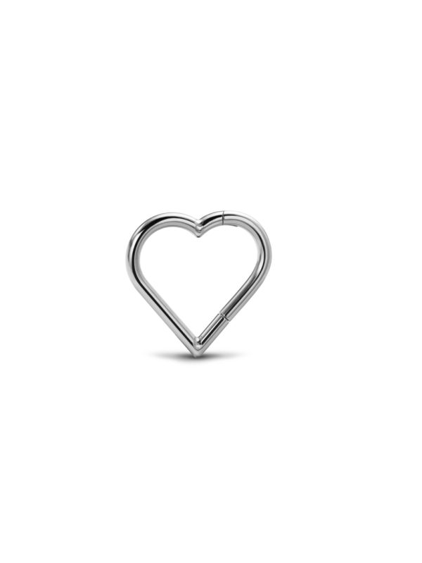 SILVER HEART CLICKER