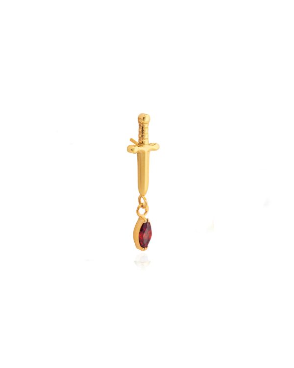 GOLDEN DAGGER DANGLE TOP