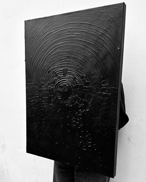 Abstract painting canvas