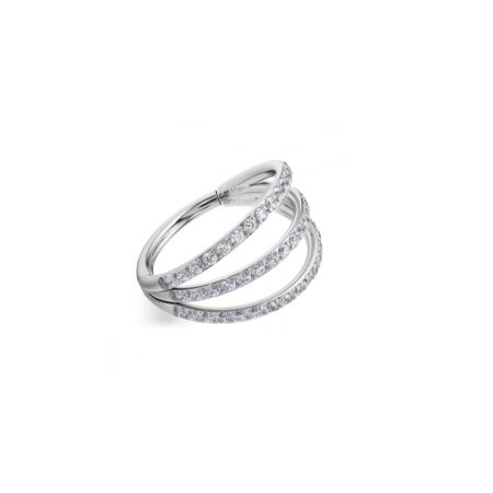 TRIPLE CUBIC ZIRCONIA CLICKER