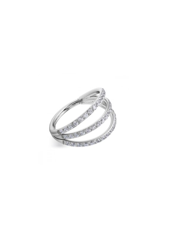 TRIPLE CUBIC ZIRCONIA CLICKER