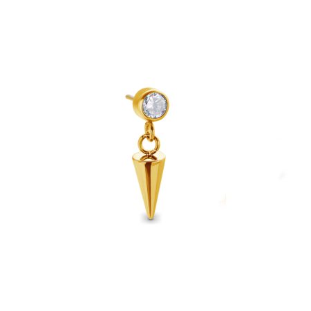 GOLDEN CONE DANGLE TOP