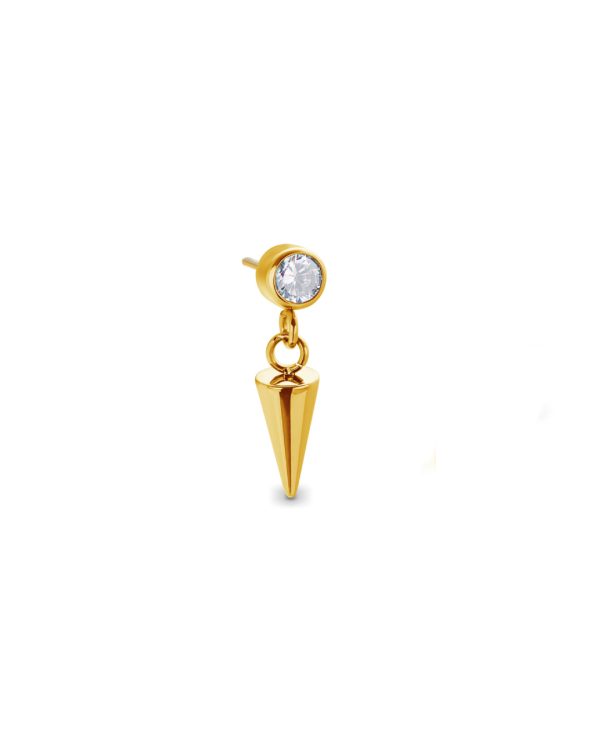 GOLDEN CONE DANGLE TOP