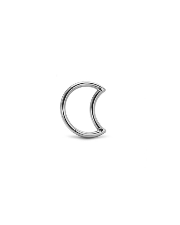 CRESCENT CLICKER titanium jewelry piercing