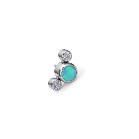 THREADLESS TIFFANY BLUE OPAL BUBBLES