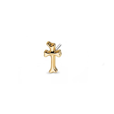GOLDEN CROSS titanium jewlry for body piercing